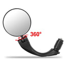 2Pcs Adjustable Rotaty Rearview Handlebar Convex Mirror for MTB Cycling Bicycle