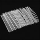 150Pcs Clear 100mm 2:1 Heat Shrink Tubing Polyolefin Transparent Tube Sl TRR