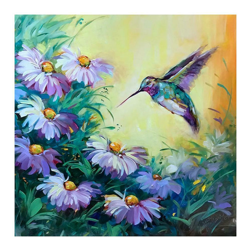 5D DIY Full Drill Diamond Painting Flowers Bird Cross Stitch Kits (W1110)