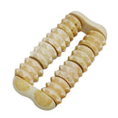 2x Raw Wooden Roller Hand Massagers Stress Relief Health Relax Massage V3 J â„–[