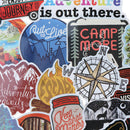 65Pcs Hiking Travel Stickers Adventure Outdoor Landscape Waterproof Pvc Dec JR