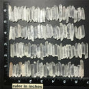 50g Bulk Natural Crystal White Quartz Small Points Terminated Wand Specimen H7