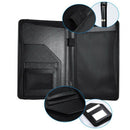 A5 PU Leather Office Organizer Portfolio Padfolio Folder for Business IPad/