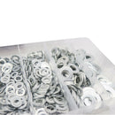900Pcs Stainless Steel Ring Gasket Flat Washers Assortment M3,M4,M5,M6,M8,M R2S2