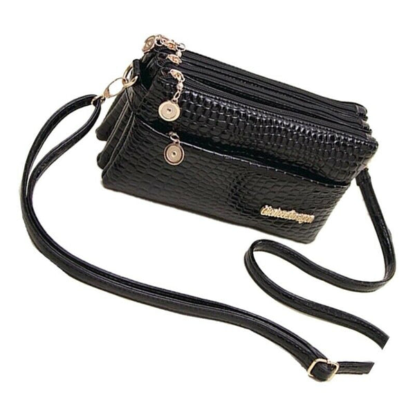 Women handbags Small Shoulder Bag Crocodile Pattern Women Messenger Bags forH6I3