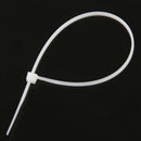 1000 x Self Locking Cable Nylon Zip Ties Fastener Off White 3mm x 150mm