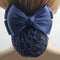 Fashion Bank hotel office Lady Hair Clip Cover Bowknot Bun Snood Women Headband