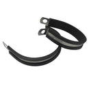 20Pcs Cable Clamps Stainless Steel Rubber Cushion Pipe Clamps Assorted In 1