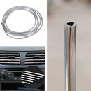 4 M U Style Car Interior Air Vent Grille Door Edge Chrome Moulding Trim Strip