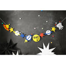 Novelty Alien Robot Bunting String Flags Garland Space Baby Shower Party Deco-3C