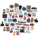 50Pcs Friends stickers DIY scrapbooking album luggage laptop phone de TEUS
