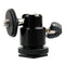 1/4 '' Smart Head Bracket Hot Contact Slide  For Camera Tripod Black