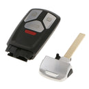 Smart Remote Key Shell Case Fob 4 Button for Audi TT A4 A5 S4 S5 Q7 SQ7 2017
