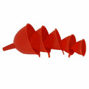5PCS Plastic Funnel Fill Liquid Lab Car Petrol Oil Tool Water Fuel Kitchen H5L6