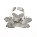 Mini Nail Art Metal Finger Ring Palette Mixing Acrylic Gel Polish Painting