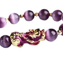 2x Feng Shui Obsidian Beads Bracelets Wealth Pixiu Bracelet Lucky Men Women