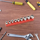 9pcs 1/4 Socket Set Adapter Metric 5-13mm Short Sockets for Torque Spanner