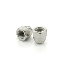 10Pieces Stainless Steel Dome Nuts Hex Cap Nuts for Threads Bolt Screws  M4