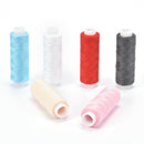 12X sewing thread set 100% polyester perfect for all fabrics by hand machine LJ