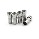 5PCS F Male Plug To IEC DVB-T TV PAL Male Straight Coax Coaxial RF Adapter BX
