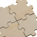50 40mm Blank Wooden Puzzle Embellishment Wood Slices for Wedding Decoration