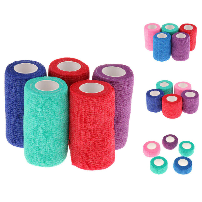 10x Non Woven Vet Wound Cohesive Bandage Dog Cat Vet Easy to Apply L/S