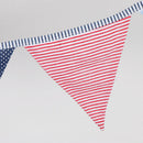 Burlap Pennant Banner 4th of July Independence Day Decoration Backdrop