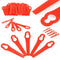 50Pcs Plastic String Trimmer Blades For Garden Lawn Mower Replacement Blade