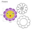 4pcs Metal DIY Flowers Cutting Dies Scrapbook Emboss Paper Card Cut Stencil