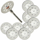 10pc 22mm Rotary Tool Accessory Set Fits Diamond Cut Off Wheel Disc 3C