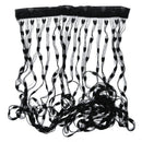 Fringe Rope Heart Screen door curtain - Black K1Y3