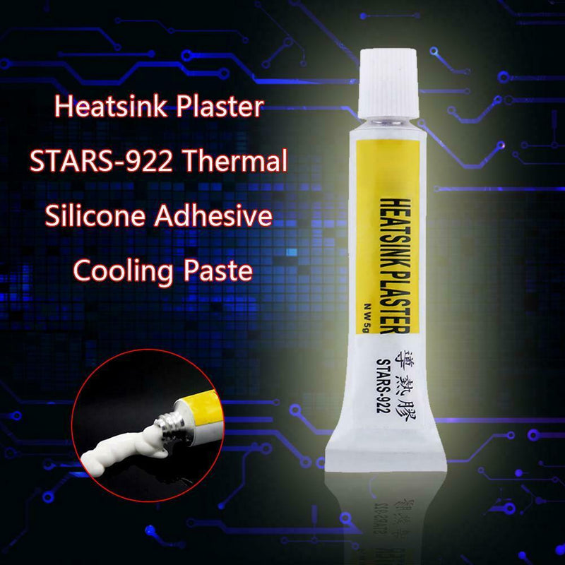 1pc 5g Heatsink Plaster STARS-922 Thermal Silicone Adhesive Cooling Paste A