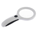 Magnifying Glass Set Handheld Magnifier with 9 Illuminated Lights 2.5X/ 8X