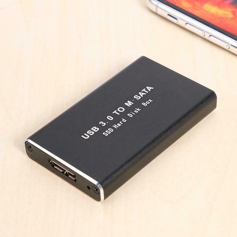 Mini SSD Hard Drive Enclosure USB 3.0 to mSATA External Hard Disk HDD Case