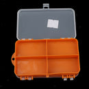 Double Side Fishing Lure Hooks Tackle Box Storage Case 9 Compartments Holder