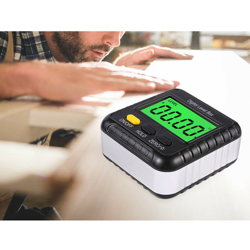 Portable LCD Display Protractor Inclinometer Angle Meter Digital Level Testing