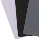 3 In 1 White Black 18% Gray Color Balance Cards Digital Grey Card & Neck FT