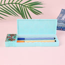 DIY Flower Special Shaped Diamond Painting 2 Grids Pencil Storage Box Gift