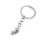 3Pcs New Love Heart Couple Key Chains Souvenirs for Best Friend Keyring, Si A7T4
