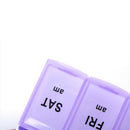 Weekly 7 Day Tablet Pill Box Holder Medicine Storage Organizer Case Containe 3CA