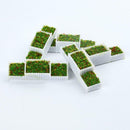 25 Pack Plastic N Scale 1:150 Flower Beds Miniatures Set for Street Railway