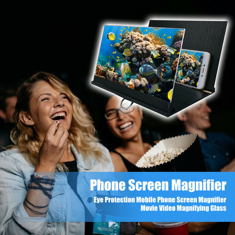 Eye Protection Mobile Phone Screen Magnifier Holder Movie Video Magnifying Glass