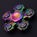 Luminous Fidget Spinners Pentagon Finger Gyro Stress Relief Toys