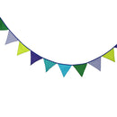 12 Flags 3.2m Cotton Pennant For Party Wedding Pennant Bunting Banner Decor