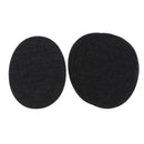 6pcs/Pack Denim Fabric Patches Oval Shape Clothes Pants Jeans Patches Black