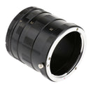 Macro Close-Up Auto Focus Extension Tube Set For Canon EOS Rebel T6s, T6i, SL1,