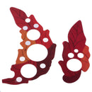 Set Of 2 Acoustic Guitar Leaf Shell Pickguard Grape Scratch Plate Adhelsive