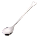 Heart Shaped Dessert Spoon Tea Coffee Spoons Mixer Flatwares Kitchens SP