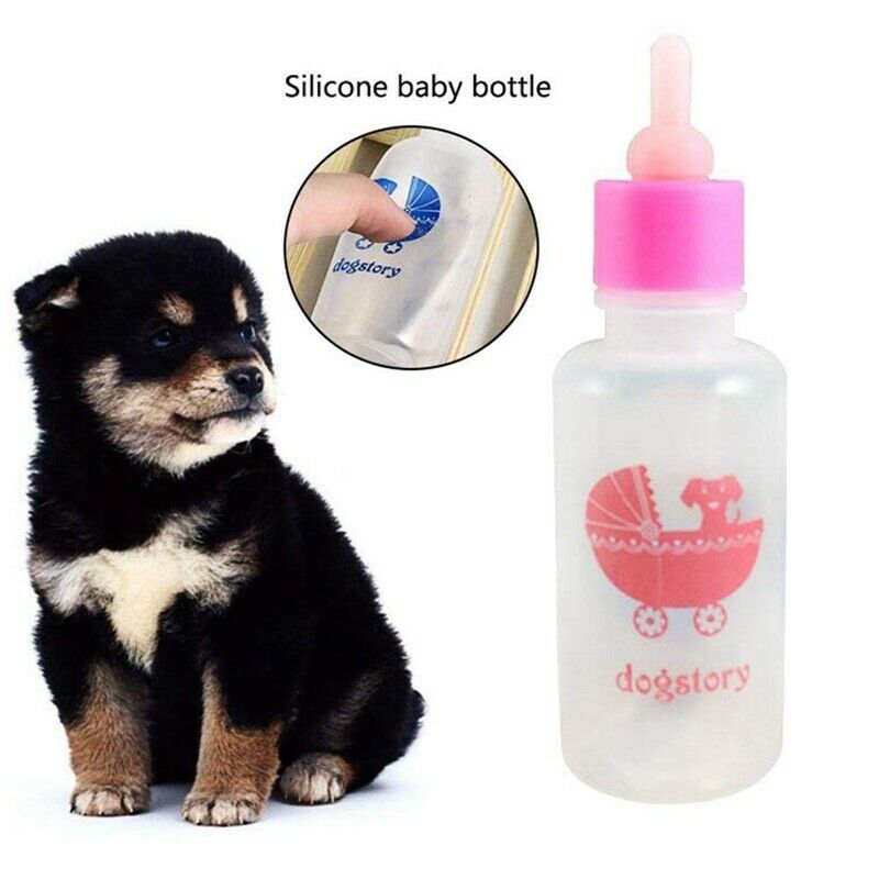 Pet Nurser Nursing Feeding Silicone Bottle Kits with Replacement Nipples,Mi