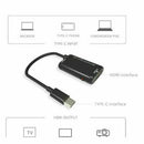 USB-C Type C to HDMI Adapter USB 3.1 TV Cable For MHL Android Phone Tablets/